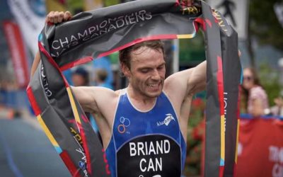 Jérémy Briand sacré champion canadien en triathlon